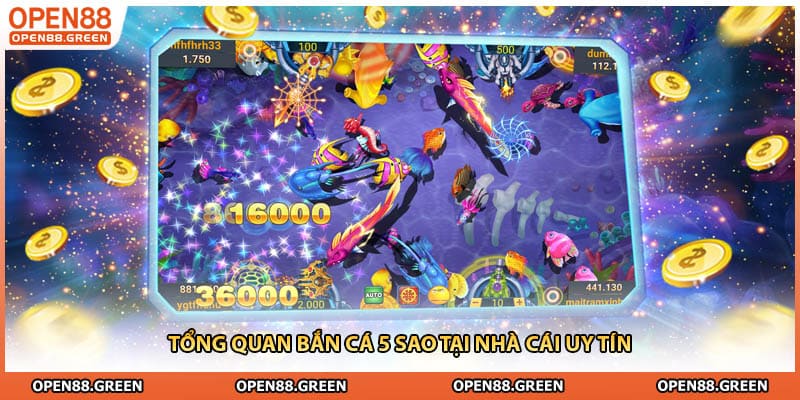 Tổng quan bắn cá 5 sao tại nhà cái uy tín